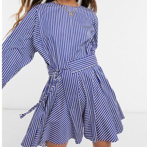 NWT Derek Lam 10 Crosby Striped Tunic Dress